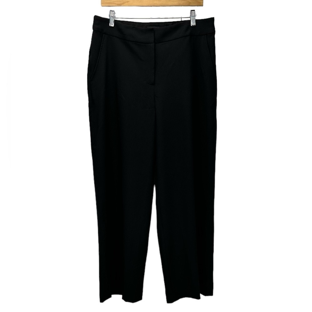 Tahari ASL Wide Leg Dress Pant Trouser - Black - size 12